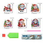 🎄Christmas Diamond Painting Fridge Magnet（6PCS）