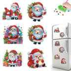🎄Christmas Diamond Painting Fridge Magnet（6PCS）