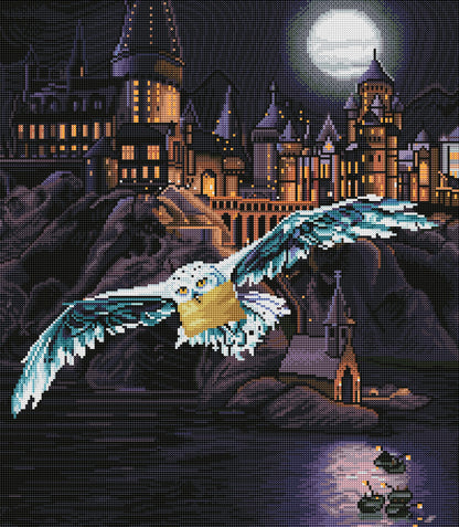 Hogwarts  and Hedwig