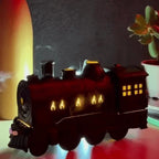 Steam Locomotive Humidifier – Retro Train Mist Diffuser with Ambient Light