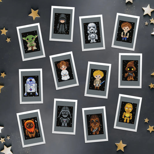 Galaxy Heroes Chibi Diamond Painting Kit – 12PCS