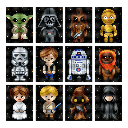 Galaxy Heroes Chibi Diamond Painting Kit – 12PCS