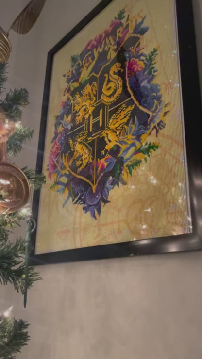 Hogwarts Crest Diamond Painting Kit