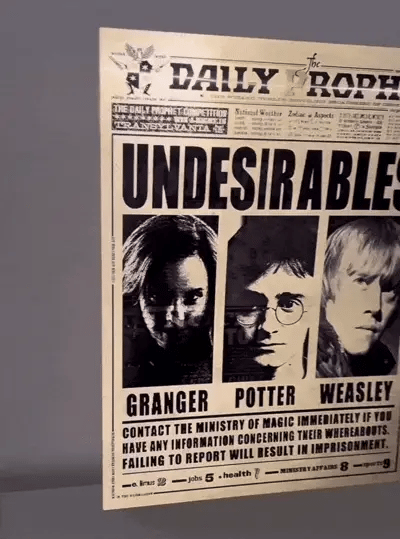 Poster 3D Harry Wizards