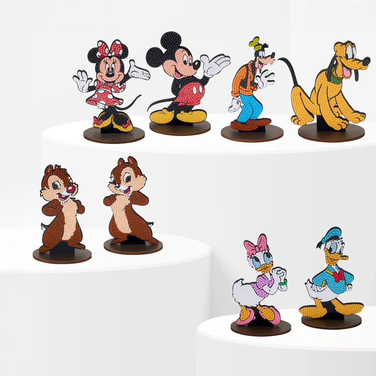 🐭 Classic Cartoon Family 3D Diamond Painting Kit 🎨✨