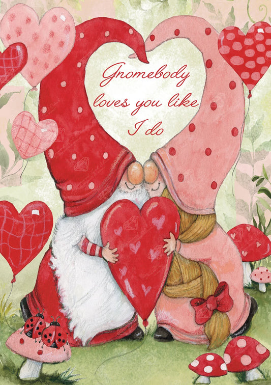 Valentine Gnomes Diamond Painting Kit